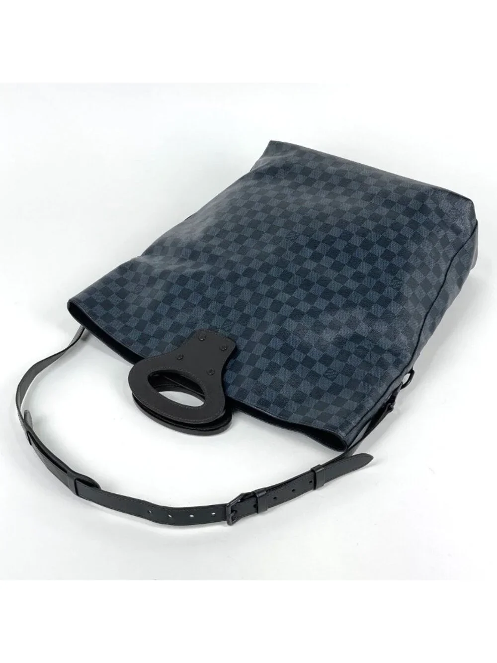 Louis Vuitton Tote Bag NS 2-Way Damier Cobalt Blue Black